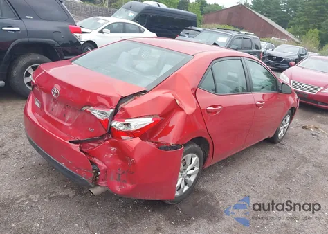 2016 Toyota Corolla Le z USA, uszkodzony, nr VIN 2T1BURHE9GC521820